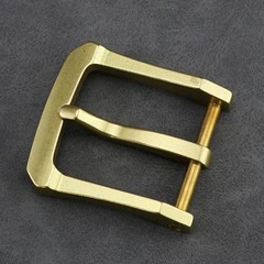 Brass Single Prong Belt Buckle Replacement Fits 3.8cm Wide Belt