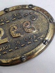 LEE SINCE 1950 MADE IN U.S.A. belt Buckle Lee N.Y.C. USA Vintage brass oval