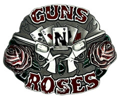 Guns N&rsquo; Roses Hard Rock Music Band Enameled Belt Buckle New