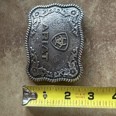 Ariat Logo Belt Buckle EUC