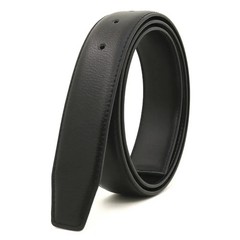 3.3 cm board buckle pin buckle belt strip, belt body, buckle-free white