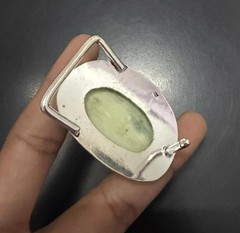 Variscite Gemstone 925 Sterling Silver Handmade Belt Buckles Vintage Gift For