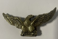 Vintage Eagle Belt Buckle Brass Biker Western Americana Unbranded
