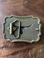 Longhorns Bull Head Style Western Cowboy Cowgirl Belt Buckles