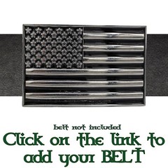 USA Flag Metal Belt Buckle Biker UK Stars & Stripes Patriotic Zinc Alloy