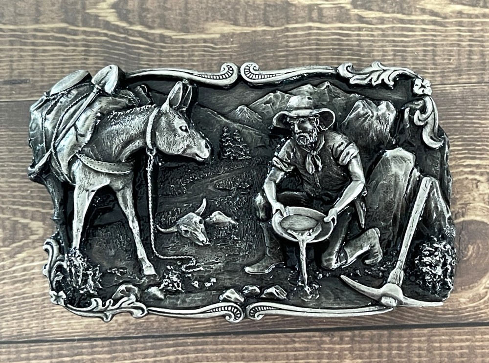 1981 Vintage Gold Rush Siskiyou Belt Buckle