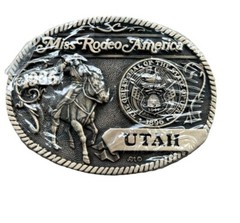 AWARD DESIGN MEDALS MISS RODEO AMERICA 1986 UTAH MISS VICKI VEST ROY UTAH