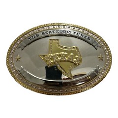 TX Lone Star Belt Buckle Western Rodeo Silver Metal Men Women New