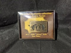 RARE BRAND NEW Vtg ODEN BRASS BELT BUCKLE US POSTAGE STAMP 76 USA AMERICAN