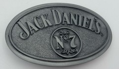 Vintage Jack Daniels Old No. 7 Whiskey Belt Buckle 2008 Silver tone