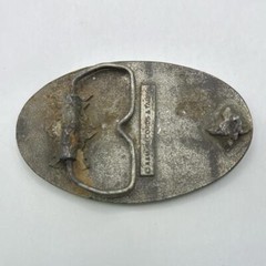Vintage A&M Records & Tapes Styx Rock Band Silver Tone Belt Buckle Collectible
