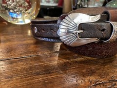 Alexander Kalifano James Reid Style Sterling Silver Belt Buckle 39-40-1.5”🐂✅