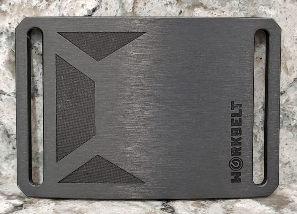 GRIP6 BELT BUCKLE – WORKBELT TACTICAL – GUNMETAL GRAY – 1.75 INCH WIDE – WORK