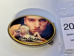Eminem Slim Shady Led Multi Color Light Flashing Belt Buckle W/ Fresh Battery!