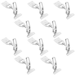 10Pcs Silver Steel Beekeeping Toggle Latch with Buckle for Home Use