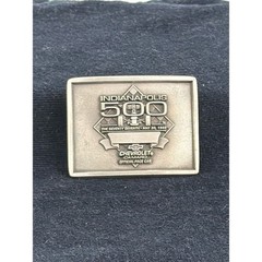 Vtg 1993 Indianapolis 500 Chevrolet Camaro Pace Car Pewter Belt Buckle 226/500