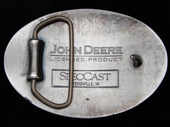PH13119 REALLY NICE **JOHN DEERE** TRACTOR COMPANY SILVERTONE BELT BUCKLE