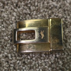 YSL Yves Saint Laurent Reversible Belt Buckle Made in Italy
