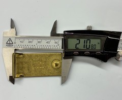 1&Prime; Solid Brass Belt Buckles