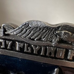 Vintage 1985 B-17 Flying Fortress 50th Anniversary Belt Buckle Limited Edition