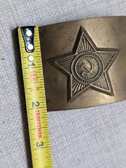 vintage SOVIET UNION belt buckle USSR military army BRASS antique russian