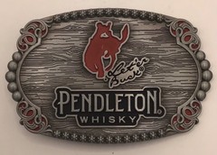 2023 Pendleton Whisky Let&rsquo;er Buck Limited Montana Silver Smiths belt buckle