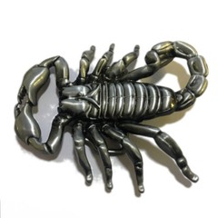 Scorpion Belt Buckle Western Cowboy Corgirl Motorcyclist (SCP-04-S)