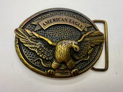 American Eagle Outfitters Spreading Wings Engraved Advertising Promo Belt Buckle