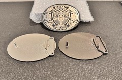 Classic Oval Blank Western Metal Belt Buckle