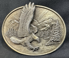 Vintage 1992 Siskiyou – The Eagle – Belt Buckle #0-10 Brass Alloy Metal