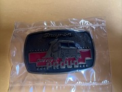 1989 Snap-on Tools Solid Brass Box Truck Drivin Proud Belt Buckle BTS SSX-1313