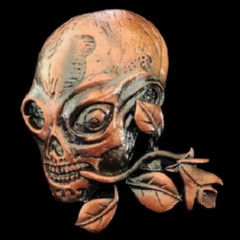 Skull Rose Belt Buckle Buckles Boucle de Ceinture