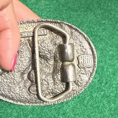 Vintage C&J Inc Colorado Buck Belt Buckle