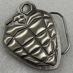 2004 Reprise Records Grenade Heart Belt Buckle Licensed Cinder Block Inc