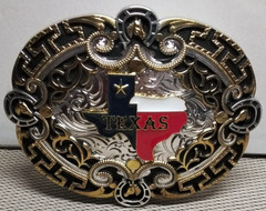 TEXAS Western Cowboy Belt Buckle Hebilla Vaquera