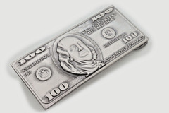 Money $100 Bill Dollar Sign Belt Buckle Cosplay Halloween Costume Party New Men