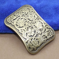 Solid Brass Flower Belt Buckle Men&rsquo;s Belt Pin Buckles Fit For 1.5&Prime; Wide Belt