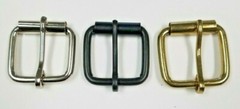1-1/4&Prime; 1-1/2&Prime; 1-3/4&Prime; Plain Belt Buckle Nickel Plated Black Brass Quality lot