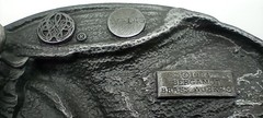 Vtg. Bald Eagle Belt Buckle 1984 Bergamot Brass Works W146 Colorful Laquer USA