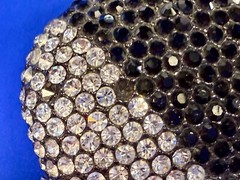 Skull Head Clear Bling Rhinestone Gothic Punk Figural Belt Buckle Missing Stone