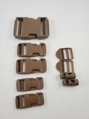 Set Of Fastex Buckles 9 Pieces Buckle Set Fde Mil-tech FDE Coyote