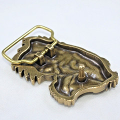 Solid Brass Tiger Belt Buckles Tongue Pin Belt Buckle Fits For 1.5 INCHES Belt