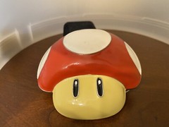 Nintendo Super Mario Brother Mushroom Red Metal Belt Buckle Officially Licensed