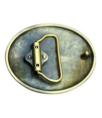 American Flag Belt Buckle for Cowgirl Cowboy Western Rodeo Wear Bronze Color NEW