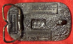 Rockmount Illinois Snowmobile Assoc 1984 Limited Ed Silver Buckle