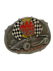 Mac Tools Racing Belt Buckle Brabham Great American Buckle Co Made In USA.