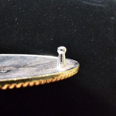 Belt Buckle With 1$ Coin (Treaty With The Delawares)
