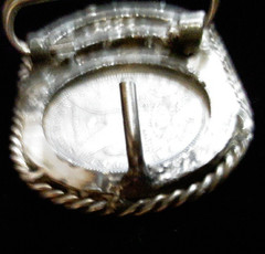 1891-O Morgan Silver Dollar Lady Liberty Coin Belt Buckle