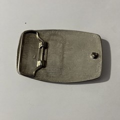 VTG 1982 Knoxville Tennessee worlds fair red and silver belt buckle!