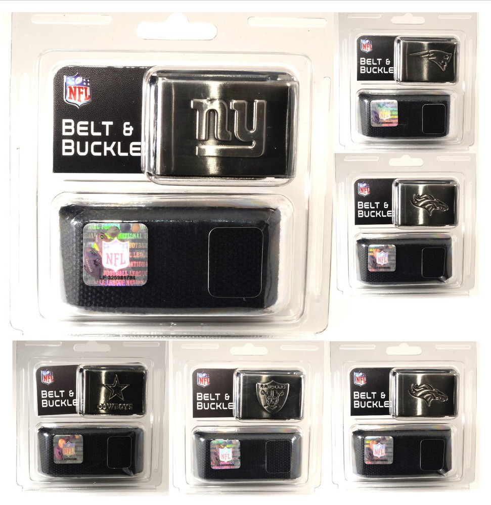 NFL Belt and Buckle – Upto 46 in Waist – Brand New, Various Teams